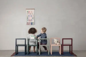 Kinder ferm LIVING Möbel Für Das Kinderzimmer^Stuhl Little Architect, rosa