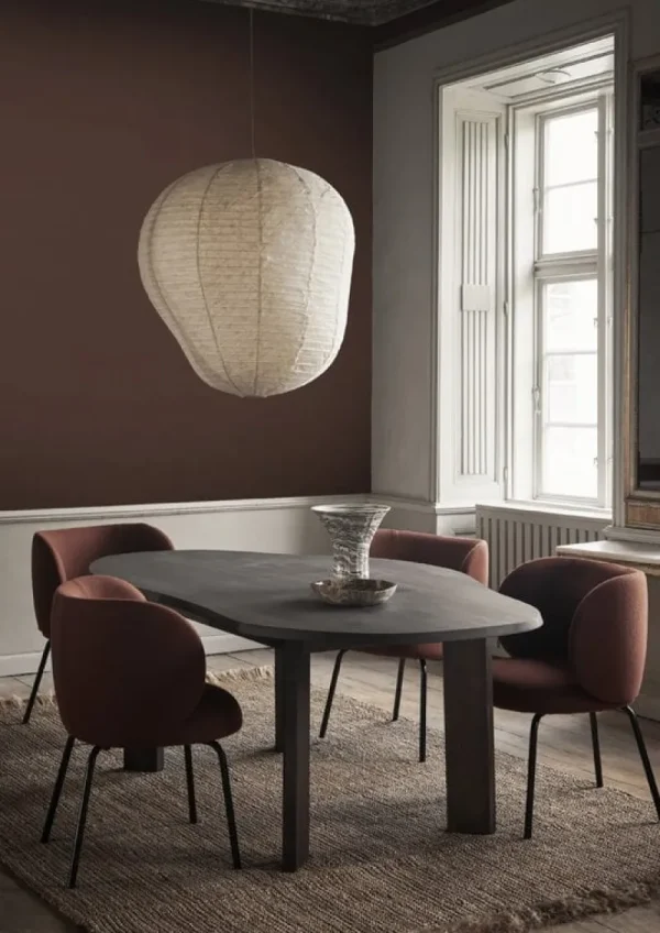 ferm LIVING Tische-Tarn Esstisch, 220 x 118,5 cm, dunkel gebeizte Buche