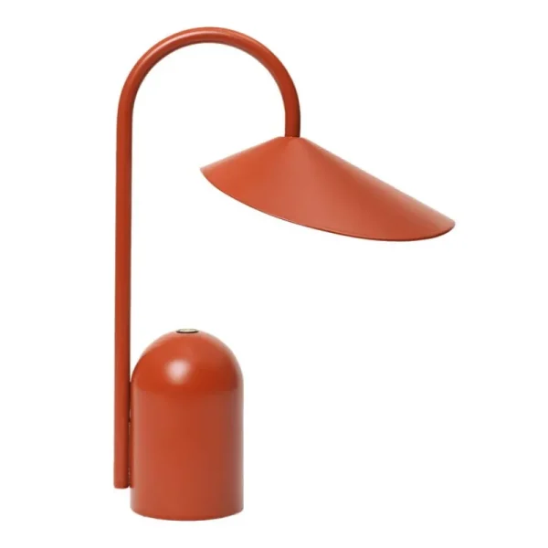GUBI Tischlampen | Tragbare Lampen-ferm LIVING Tragbare Leuchte Arum, Oxidrot
