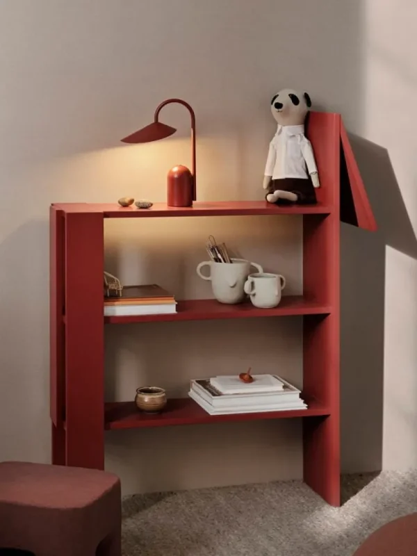 GUBI Tischlampen | Tragbare Lampen-ferm LIVING Tragbare Leuchte Arum, Oxidrot