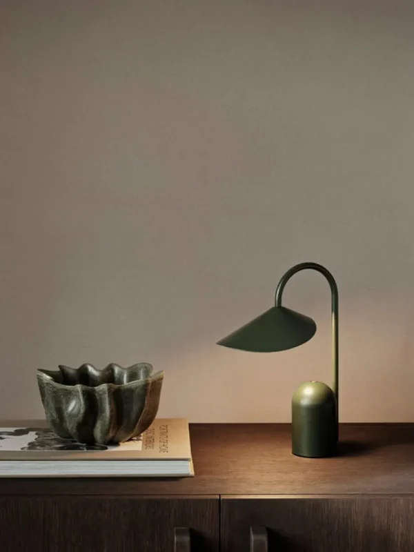 HAY Tischlampen | Tragbare Lampen-ferm LIVING Tragbare Leuchte Arum, grasgrün