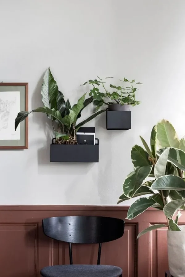 ferm LIVING Garten | Aufbewahrungsbehälter^Wall Box, rechteckig, schwarz