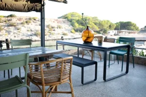 Fermob Terrassenmöbel^Bellevie Tisch, 196 x 90 cm, Kaktusgrün