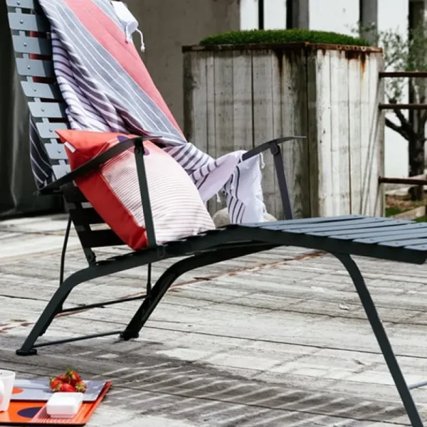 Fermob Terrassenmöbel^Bistro Metal Chaiselongue, Anthrazit