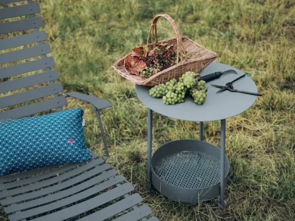 Fermob Terrassenmöbel^Bistro Metal Chaiselongue, Anthrazit
