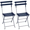 Fermob Terrassenmöbel^Bistro Metallstuhl, 2 Stück, Tiefblau