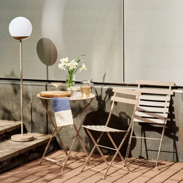 Fermob Terrassenmöbel^Bistro Tisch, 60 cm, Muskatnuss