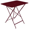 Fermob Terrassenmöbel^Bistro Tisch, 77 x 57 cm, Schwarzkirsche