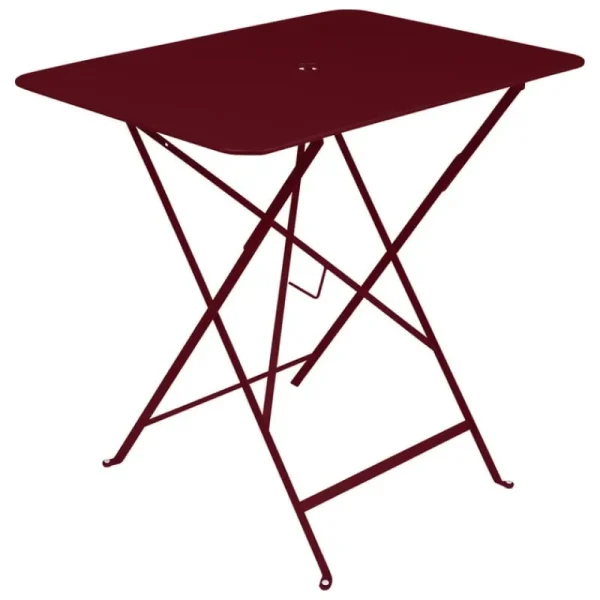 Fermob Terrassenmöbel^Bistro Tisch, 77 x 57 cm, Schwarzkirsche