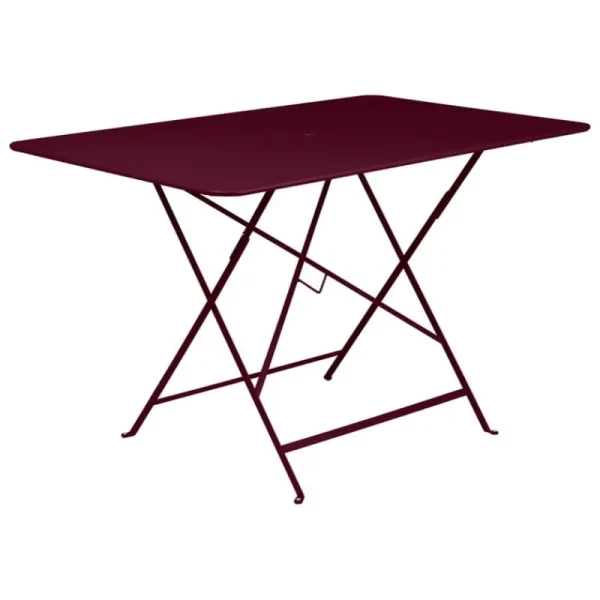 Fermob Terrassenmöbel^Bistro Tisch, 117 x 77 cm, Schwarzkirsche