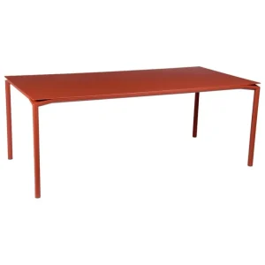 Fermob Terrassenmöbel^Calvi Tisch 195 x 95 cm, Ockerrot
