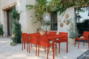 Fermob Terrassenmöbel^Calvi Tisch 195 x 95 cm, Ockerrot