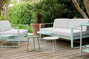 Fermob Terrassenmöbel | Tische^Cocotte Beistelltisch, Acapulcoblau