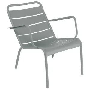 Fermob Terrassenmöbel^Luxembourg Sessel, niedrig, Lapilligrau