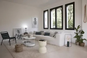 Fermob Terrassenmöbel^Luxembourg Sessel, niedrig, Lapilligrau