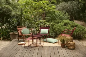 Fermob Terrassenmöbel^Luxembourg Sessel, niedrig, Lapilligrau