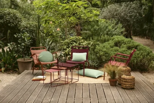 Fermob Terrassenmöbel^Luxembourg Sessel, niedrig, Lapilligrau