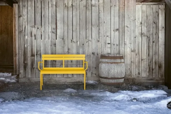 Fermob Terrassenmöbel^Luxembourg 2-Sitzer-Bank, Zederngrün