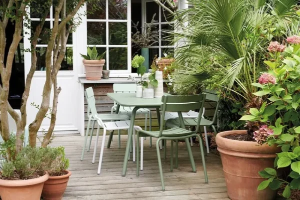 Fermob Terrassenmöbel^Luxembourg Stuhl, Acapulcoblau