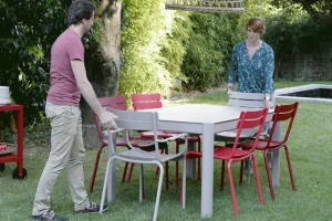 Fermob Terrassenmöbel^Luxembourg Stuhl, Acapulcoblau