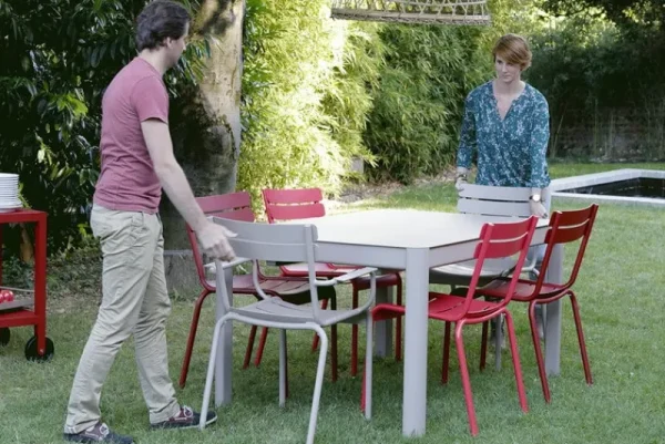 Fermob Terrassenmöbel^Luxembourg Stuhl, Acapulcoblau
