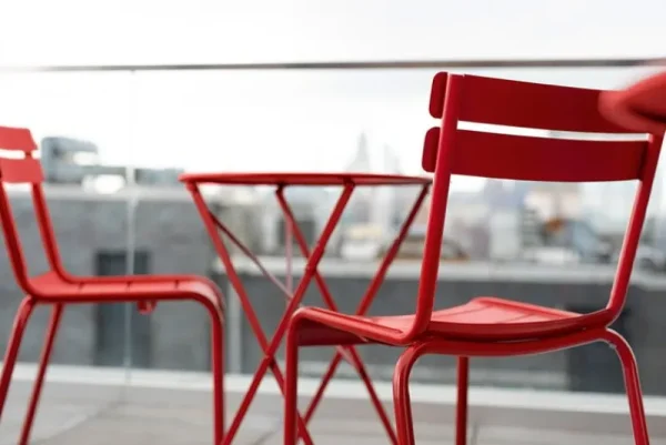 Fermob Terrassenmöbel^Luxembourg Stuhl, Acapulcoblau