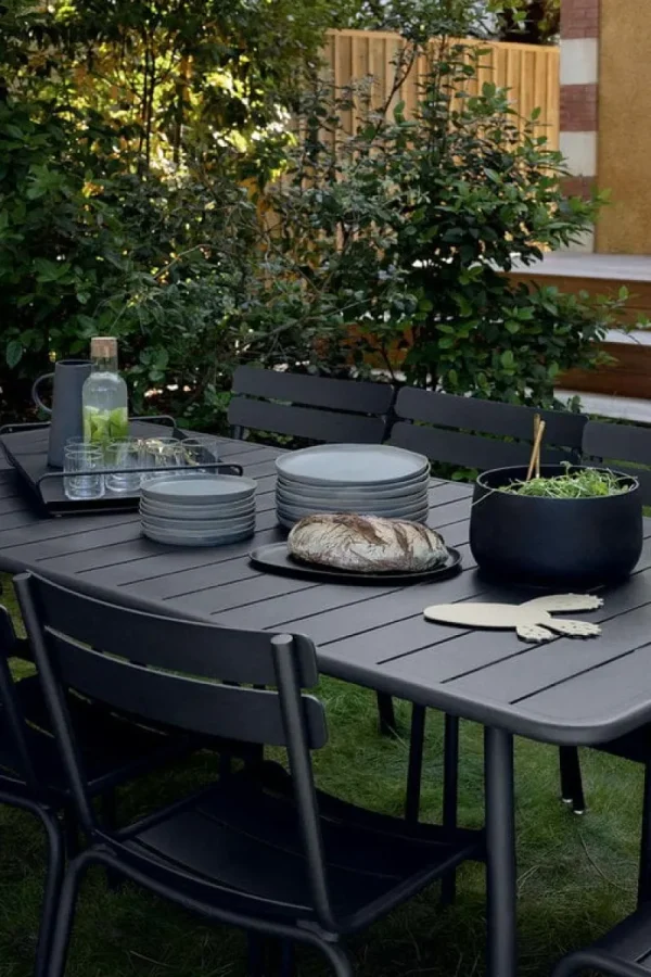 Fermob Terrassenmöbel^Luxembourg Stuhl, Acapulcoblau