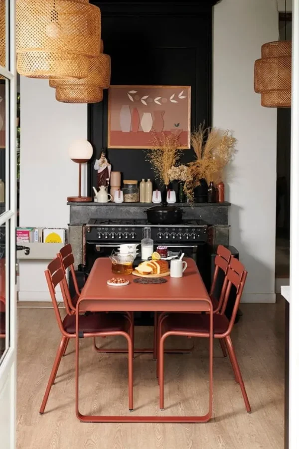 Fermob Terrassenmöbel^Luxembourg Stuhl, Lapilligrau