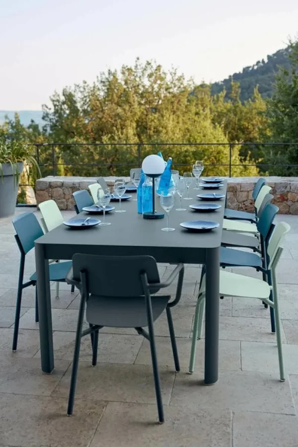 Fermob Terrassenmöbel^Ribambelle Ausziehtisch, XL, Acapulcoblau