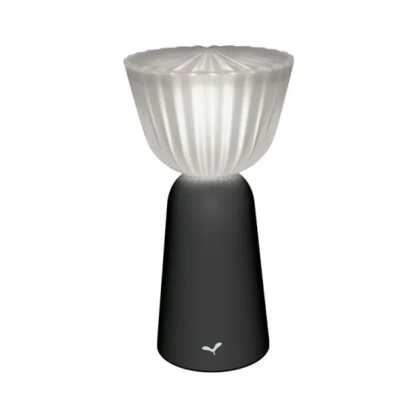 Audo Copenhagen Tischlampen | Tragbare Lampen-Fermob Swiing tragbare Tischleuchte, 20 cm, anthrazit