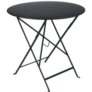 Fermob Terrassenmöbel^Tisch Bistro, 77 cm, lakritzschwarz