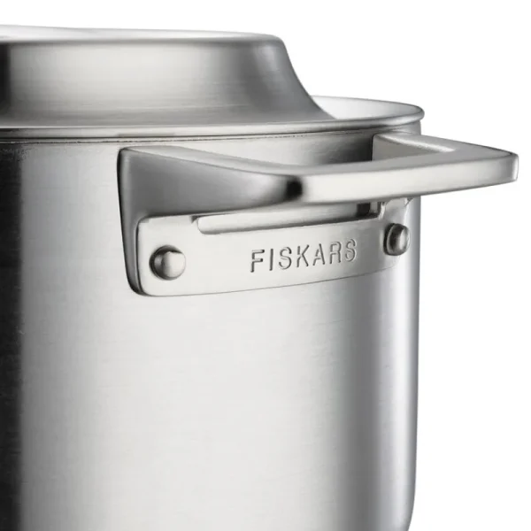 Fiskars Außenküche^Norden Kasserolle, Stahl, 5 l, unbeschichtet