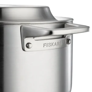 Fiskars Außenküche^Norden Kasserolle, Stahl, 3 l, unbeschichtet