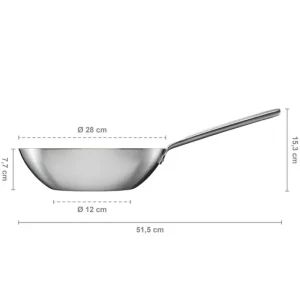 Fiskars Außenküche^Norden Wok, Stahl, 28 cm