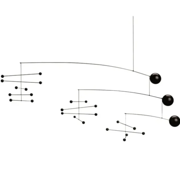 Flensted Mobiles Dekorationsgegenstände^Symphony Mobile, schwarz