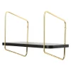 String Furniture Regale-Fólk Reykjavík Urban Nomad Regal S, Schwarz – Gold