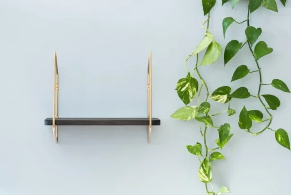 String Furniture Regale-Fólk Reykjavík Urban Nomad Regal S, Schwarz – Gold