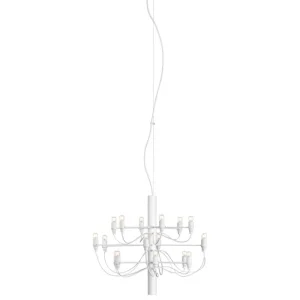 Pilke Lights Deckenleuchten-Flos 2097/18 Kronleuchter, Weiß