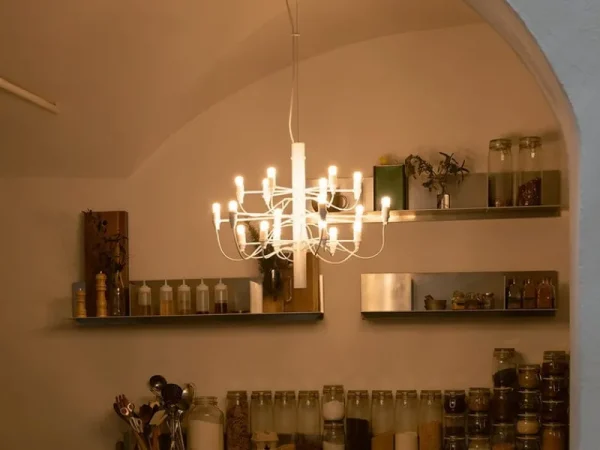 Pilke Lights Deckenleuchten-Flos 2097/18 Kronleuchter, Weiß