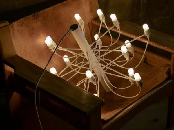 Pilke Lights Deckenleuchten-Flos 2097/18 Kronleuchter, Weiß