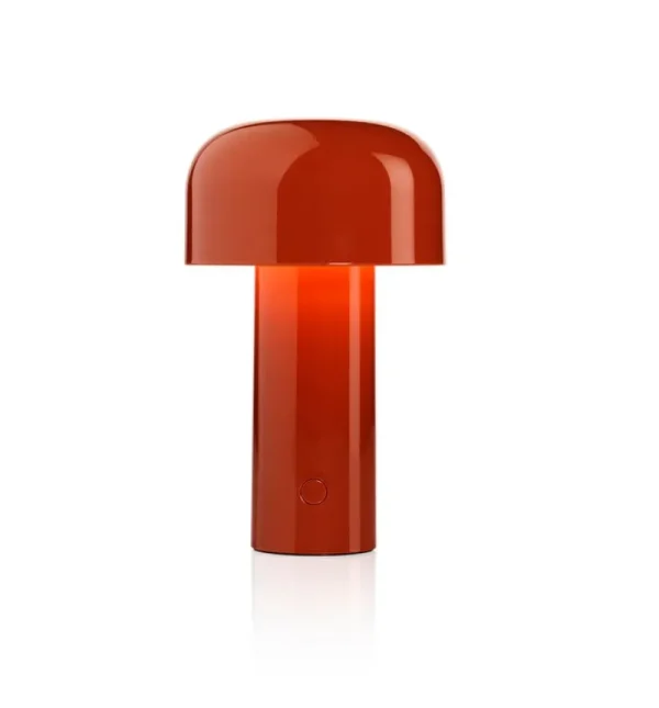 Vitra Tischlampen | Tragbare Lampen-Flos Bellhop Tischleuchte, ziegelrot
