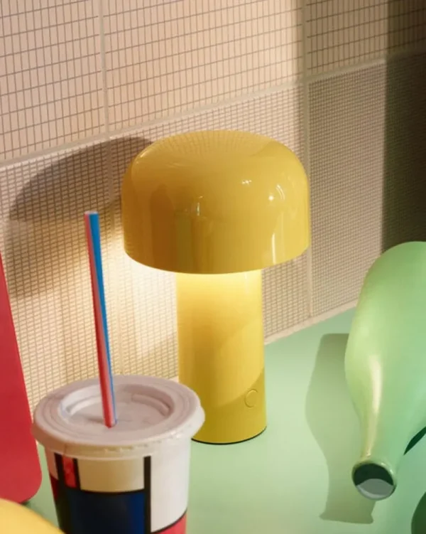 HAY Tischlampen | Tragbare Lampen-Flos Bellhop Tischleuchte, Gelb