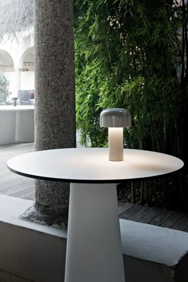 Marset Tischlampen | Tragbare Lampen-Flos Bellhop Tischleuchte, grau