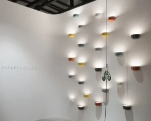 Nemo Lighting Wandleuchten-Flos Bellhop Wall Up Wandleuchte, Graublau