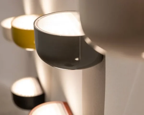 Nemo Lighting Wandleuchten-Flos Bellhop Wall Up Wandleuchte, Graublau
