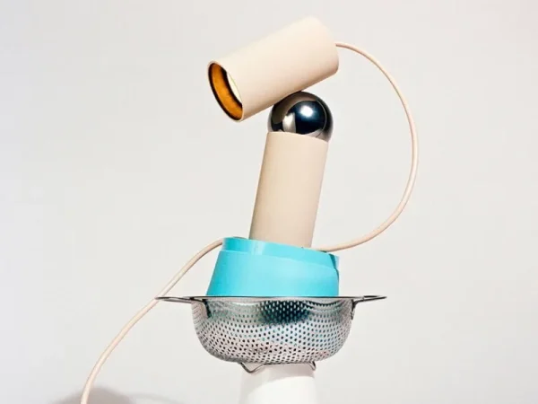 Flos Tischlampen-Bilboquet Tischleuchte, Leinenweiß