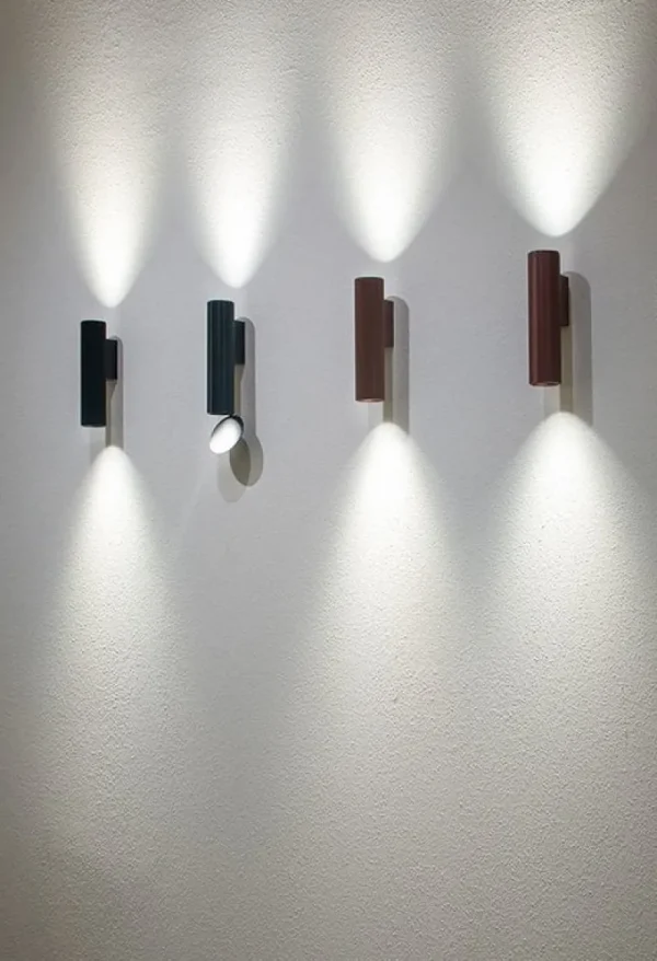Flos Wandleuchten-Flauta H225 Spiga Wandleuchte, Schwarz