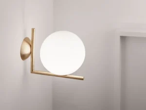 Flos Wandleuchten | Deckenleuchten-IC C/W2 Wand/Deckenleuchte, Messing