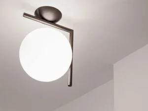 Flos Wandleuchten | Deckenleuchten-IC C/W2 Wand/Deckenleuchte, Messing