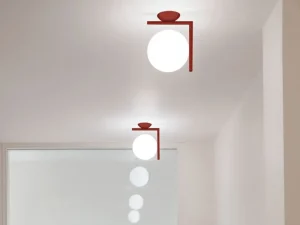 Flos Wandleuchten | Deckenleuchten-IC C/W2 Wand/Deckenleuchte, Messing